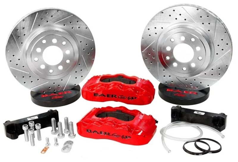 Chevrolet Trailblazer Brake Kit - Front - Baer Brakes - 14in Pro - Silver - `06-`09 Chevrolet Trailblazer Brake Kit - Front - Baer Brakes - 14in Pro - Silver - `06-`09